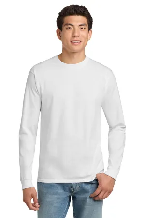 Hanes Mens ComfortSoft Long Sleeve Crewneck T-Shirt - White  Best cheap Clothing Hanes