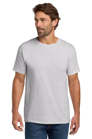 Hanes Mens ComfortSoft Short Sleeve Crewneck T-Shirt - Ash Grey  Best cheap Clothing Hanes