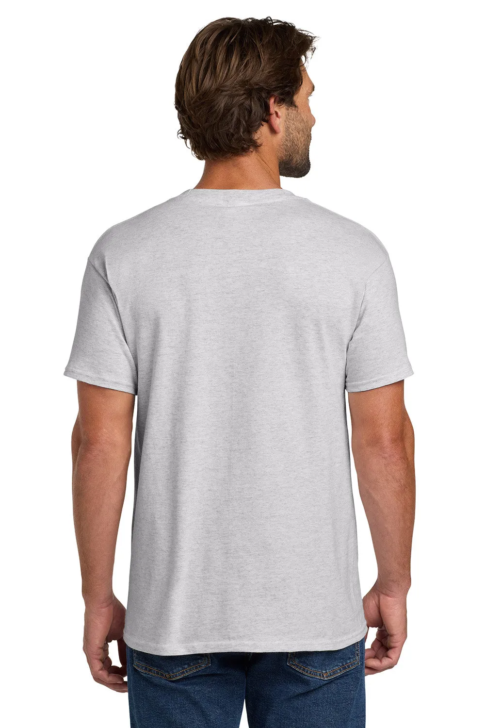 Hanes Mens ComfortSoft Short Sleeve Crewneck T-Shirt - Ash Grey  Best cheap Clothing Hanes