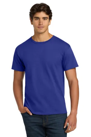 Hanes Mens ComfortSoft Short Sleeve Crewneck T-Shirt - Deep Royal Blue  Best cheap Clothing Hanes