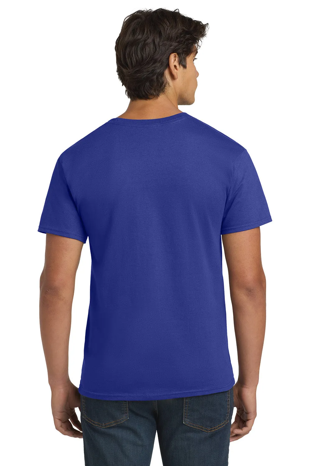 Hanes Mens ComfortSoft Short Sleeve Crewneck T-Shirt - Deep Royal Blue  Best cheap Clothing Hanes