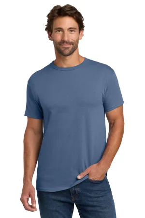 Hanes Mens ComfortSoft Short Sleeve Crewneck T-Shirt - Denim Blue  Best cheap Clothing Hanes