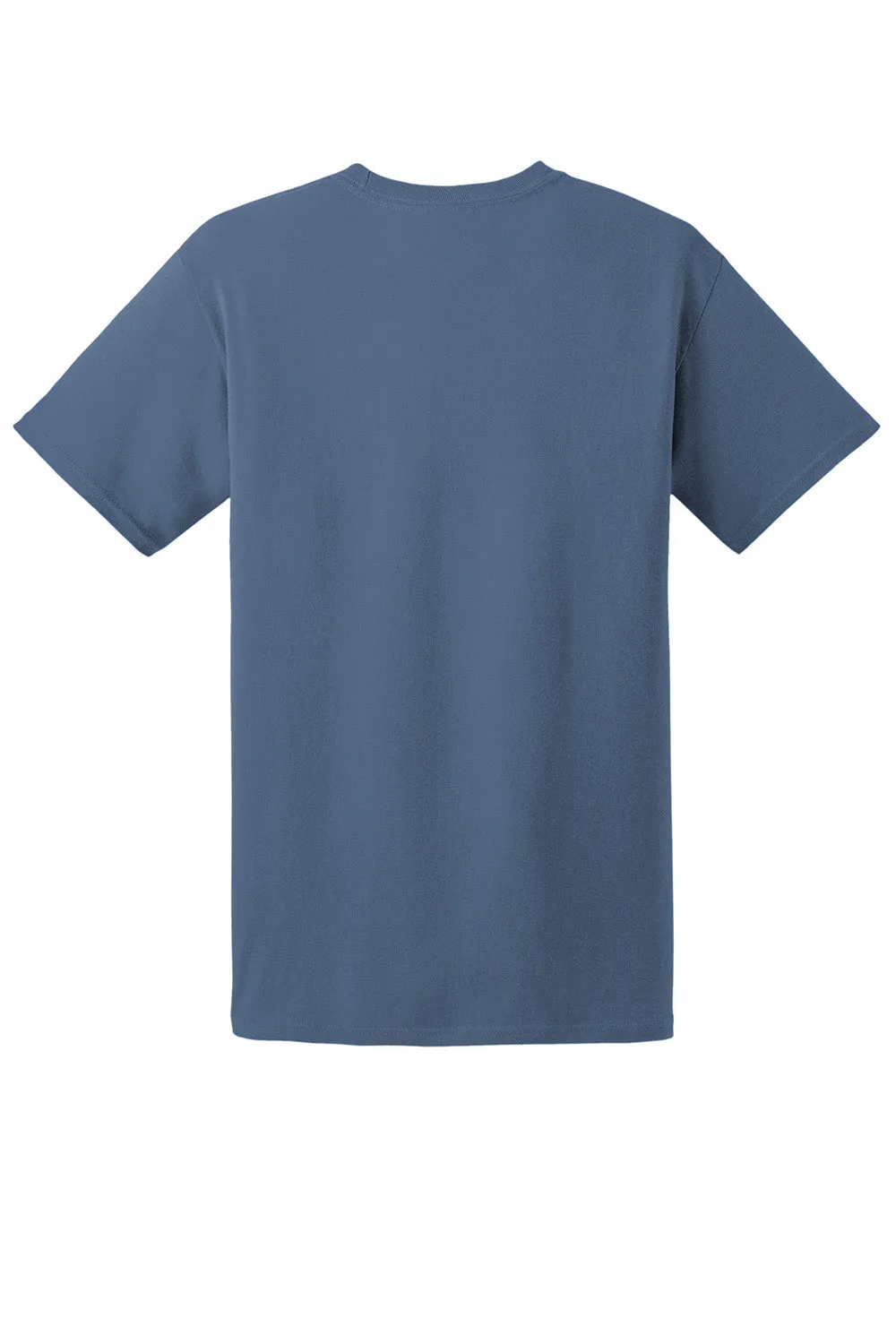 Hanes Mens ComfortSoft Short Sleeve Crewneck T-Shirt - Denim Blue  Best cheap Clothing Hanes
