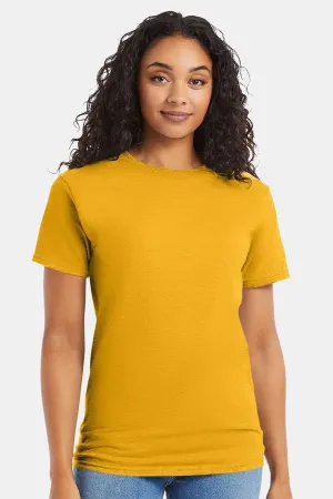 Hanes Mens ComfortSoft Short Sleeve Crewneck T-Shirt - Gold  Best cheap Clothing Hanes