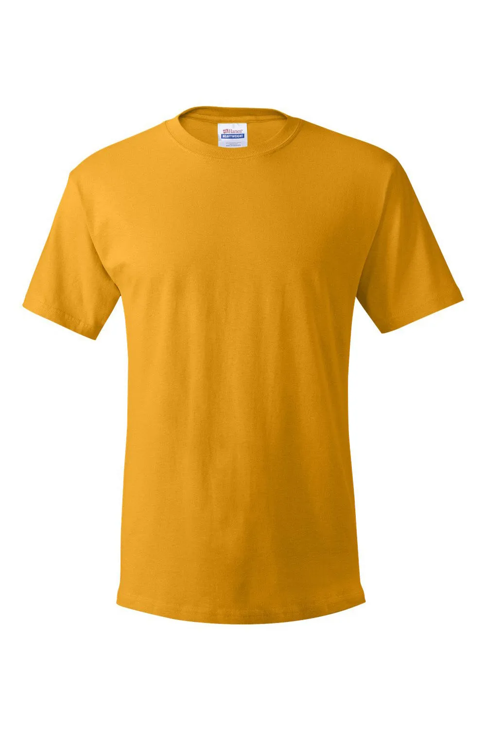 Hanes Mens ComfortSoft Short Sleeve Crewneck T-Shirt - Gold  Best cheap Clothing Hanes