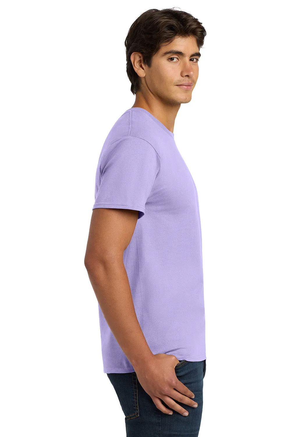 Hanes Mens ComfortSoft Short Sleeve Crewneck T-Shirt - Lavender Purple  Best cheap Clothing Hanes
