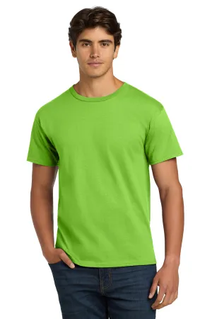 Hanes Mens ComfortSoft Short Sleeve Crewneck T-Shirt - Lime Green  Best cheap Clothing Hanes