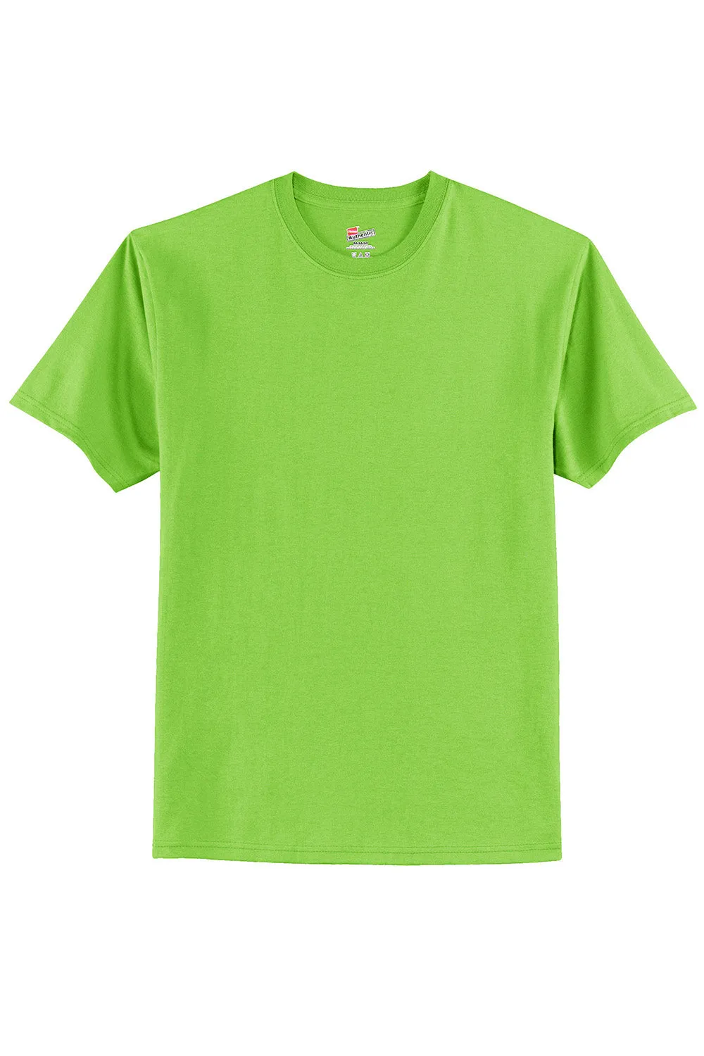 Hanes Mens ComfortSoft Short Sleeve Crewneck T-Shirt - Lime Green  Best cheap Clothing Hanes