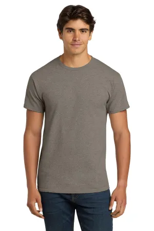 Hanes Mens ComfortSoft Short Sleeve Crewneck T-Shirt - Oxford Grey  Best cheap Clothing Hanes