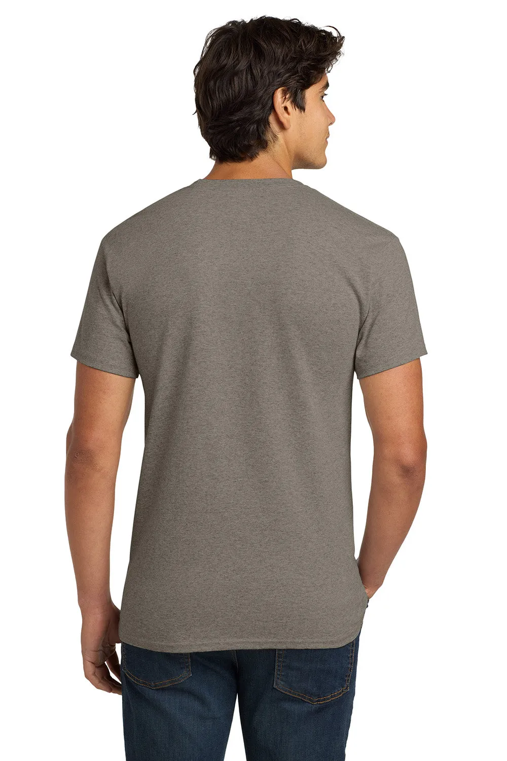 Hanes Mens ComfortSoft Short Sleeve Crewneck T-Shirt - Oxford Grey  Best cheap Clothing Hanes