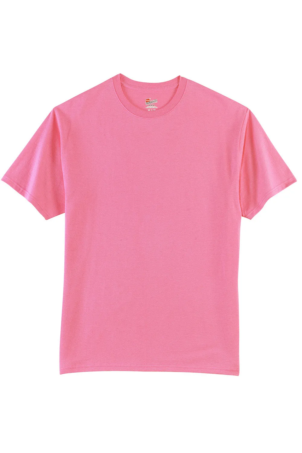 Hanes Mens ComfortSoft Short Sleeve Crewneck T-Shirt - Pink  Best cheap Clothing Hanes