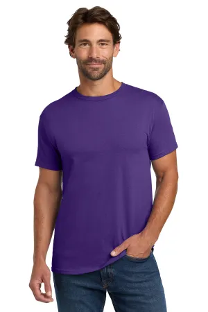 Hanes Mens ComfortSoft Short Sleeve Crewneck T-Shirt - Purple  Best cheap Clothing Hanes