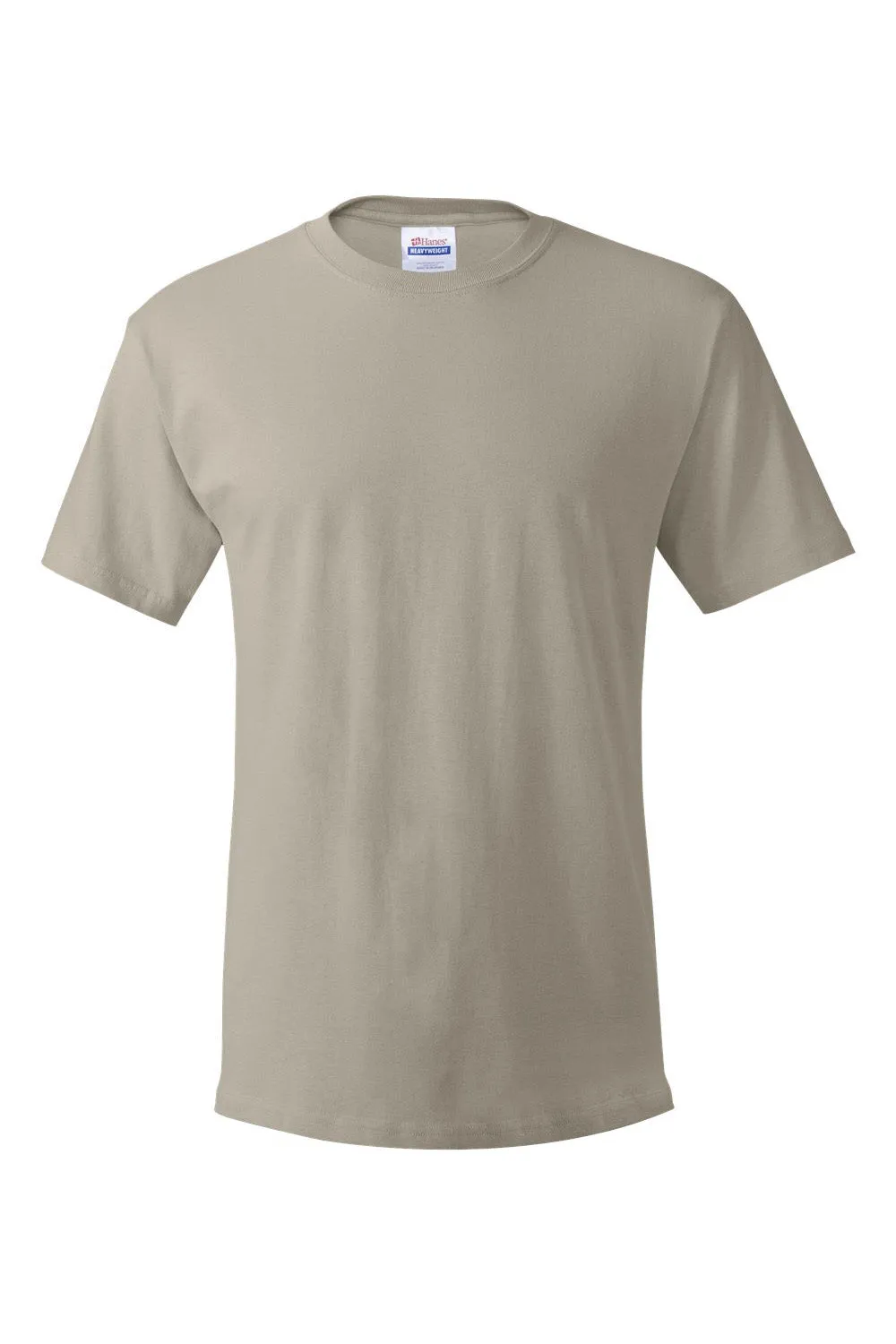 Hanes Mens ComfortSoft Short Sleeve Crewneck T-Shirt - Sand  Best cheap Clothing Hanes