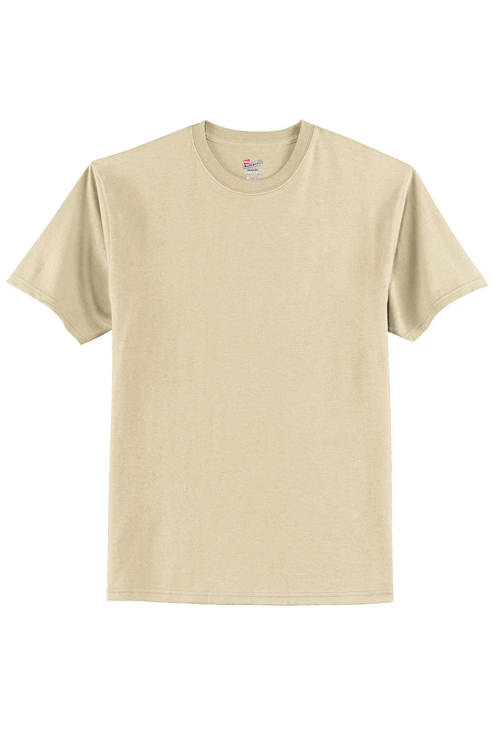 Hanes Mens ComfortSoft Short Sleeve Crewneck T-Shirt - Sand  Best cheap Clothing Hanes