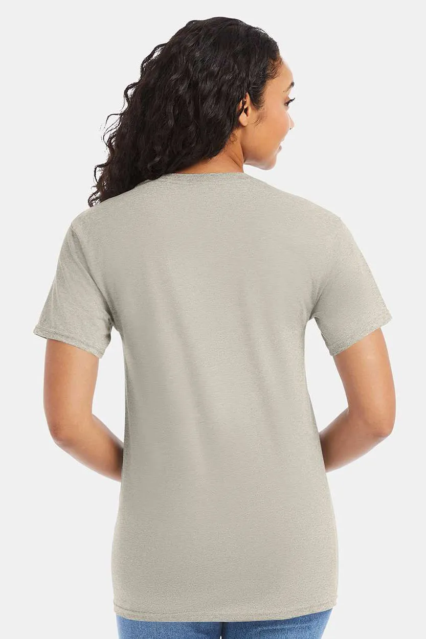 Hanes Mens ComfortSoft Short Sleeve Crewneck T-Shirt - Sand  Best cheap Clothing Hanes