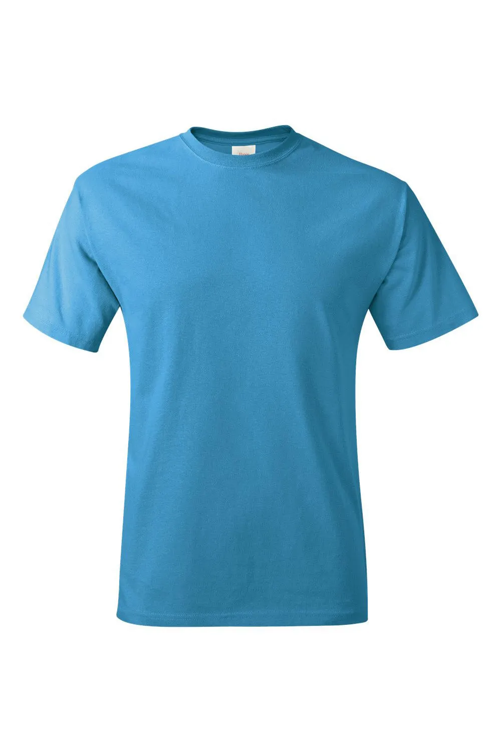 Hanes Mens ComfortSoft Short Sleeve Crewneck T-Shirt - Sapphire Blue  Best cheap Clothing Hanes