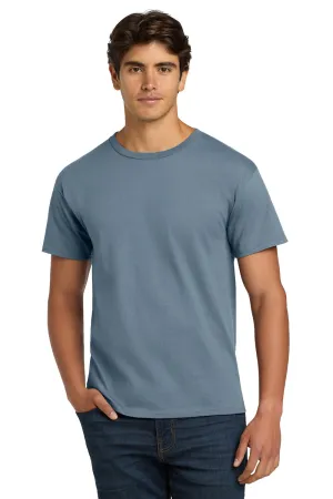 Hanes Mens ComfortSoft Short Sleeve Crewneck T-Shirt - Stonewashed Blue  Best cheap Clothing Hanes