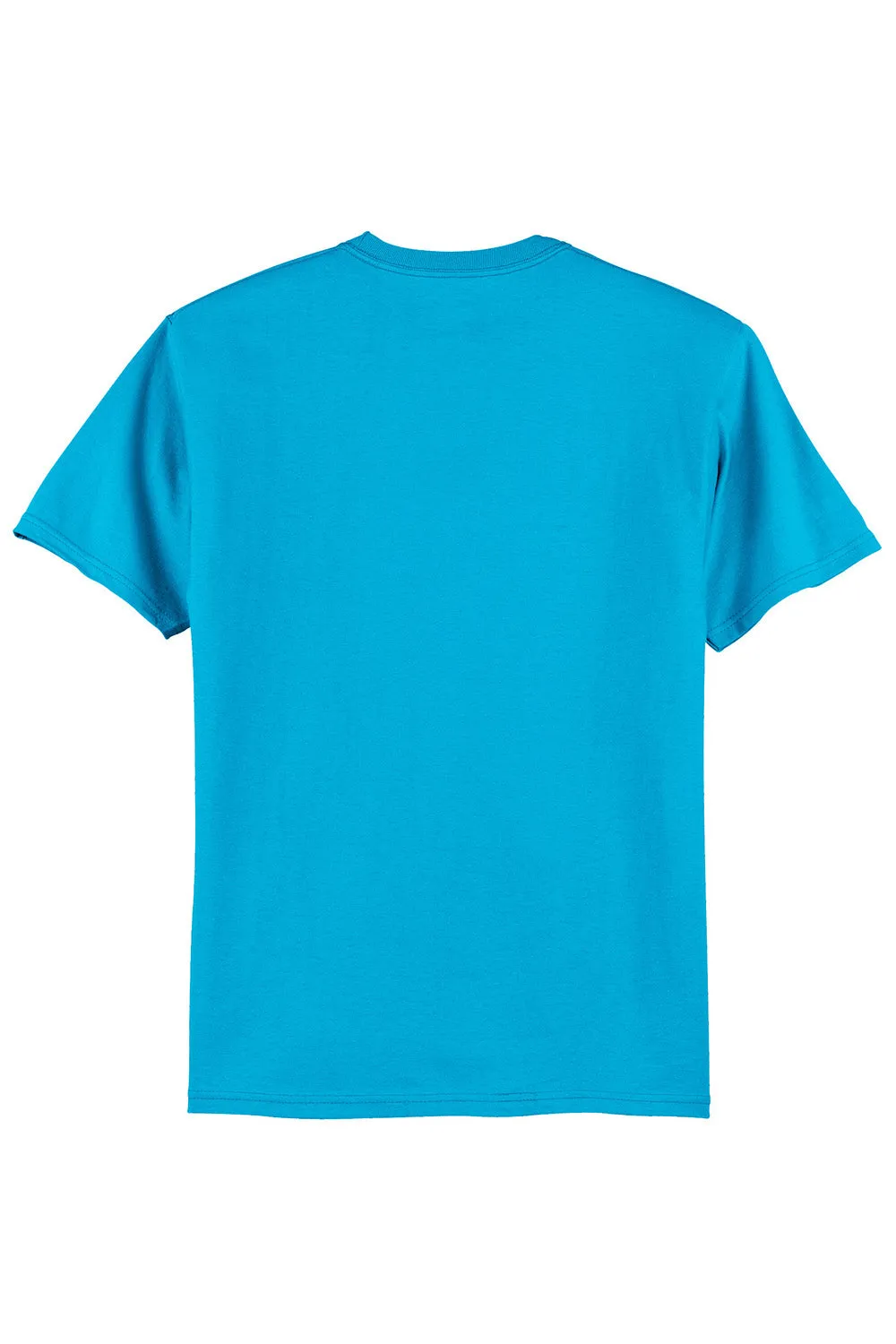 Hanes Mens ComfortSoft Short Sleeve Crewneck T-Shirt - Teal Blue  Best cheap Clothing Hanes