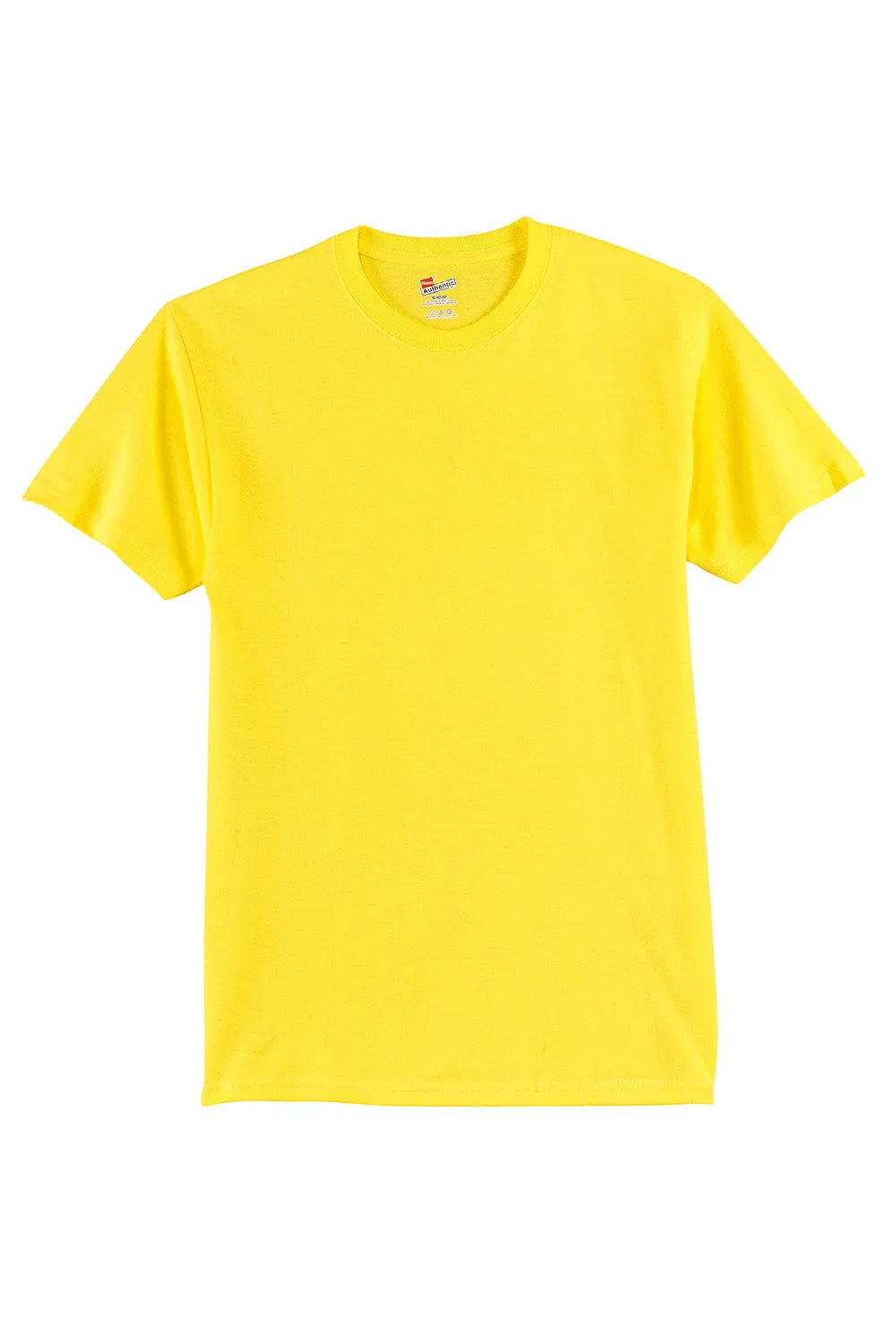 Hanes Mens ComfortSoft Short Sleeve Crewneck T-Shirt - Yellow  Best cheap Clothing Hanes