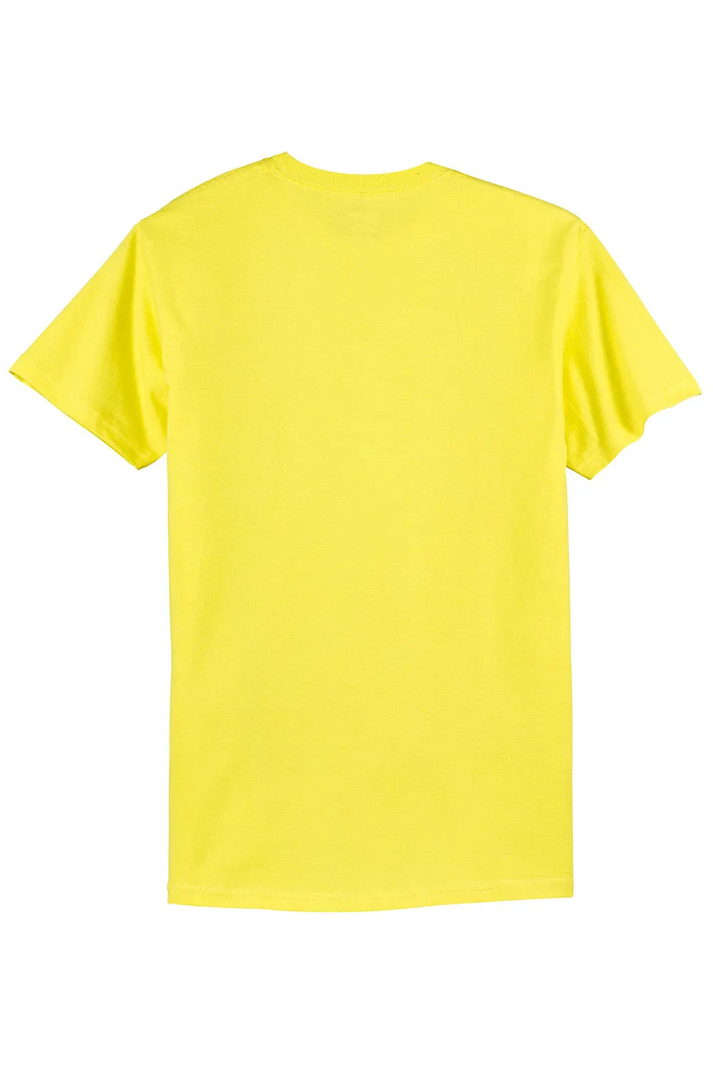 Hanes Mens ComfortSoft Short Sleeve Crewneck T-Shirt - Yellow  Best cheap Clothing Hanes