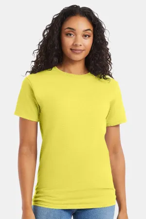 Hanes Mens ComfortSoft Short Sleeve Crewneck T-Shirt - Yellow  Best cheap Clothing Hanes