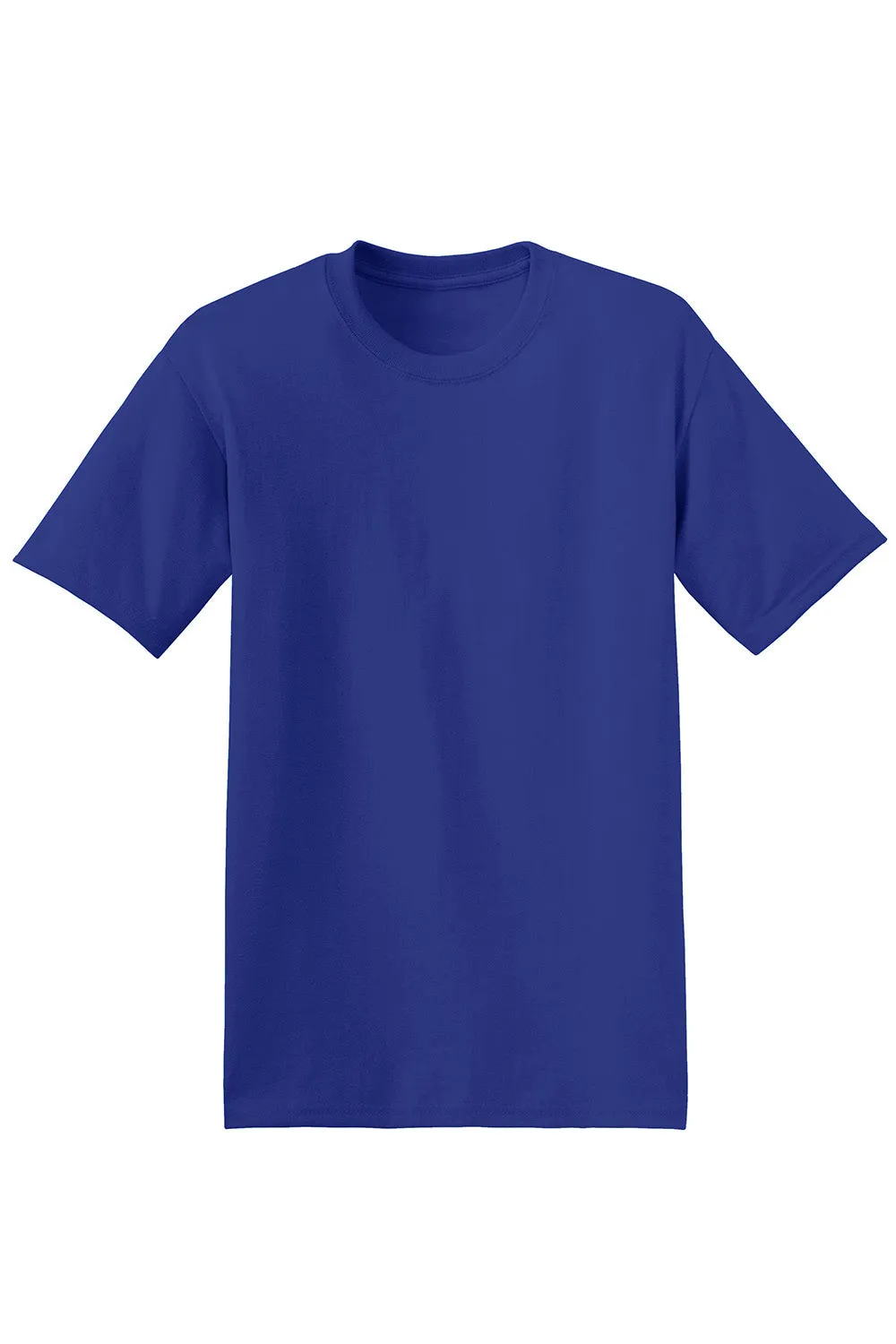 Hanes Mens EcoSmart Short Sleeve Crewneck T-Shirt - Deep Royal Blue  Best cheap Clothing Hanes