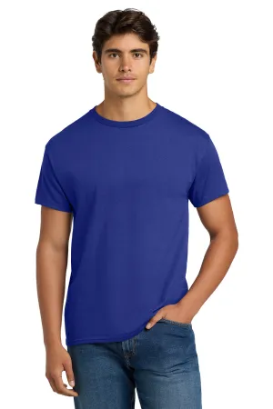 Hanes Mens EcoSmart Short Sleeve Crewneck T-Shirt - Deep Royal Blue  Best cheap Clothing Hanes
