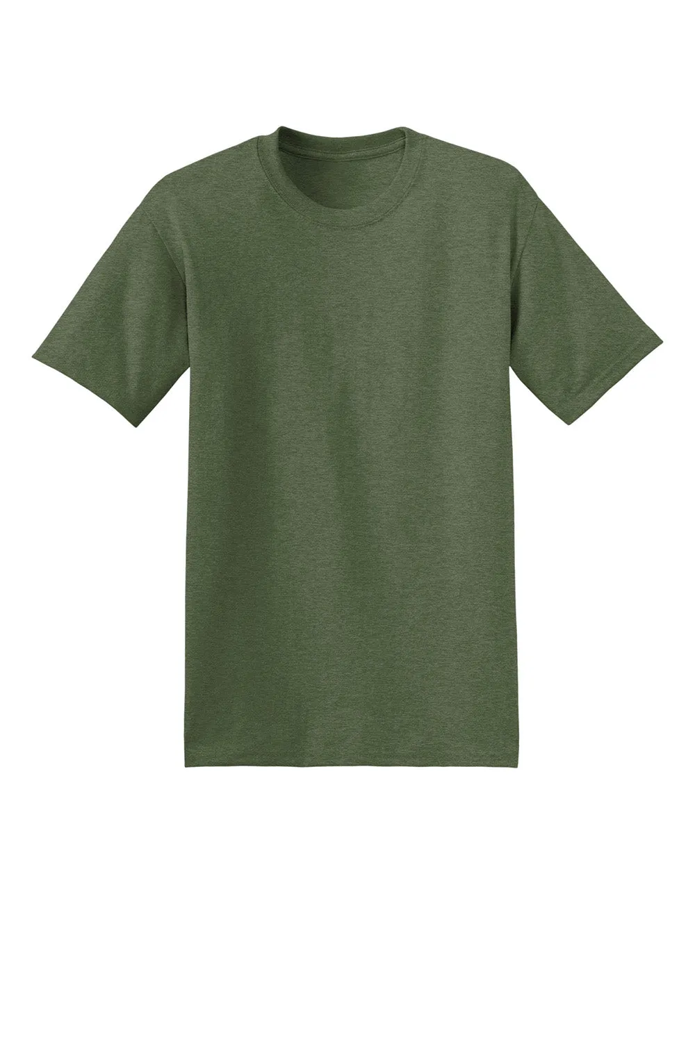 Hanes Mens EcoSmart Short Sleeve Crewneck T-Shirt - Heather Green  Best cheap Clothing Hanes
