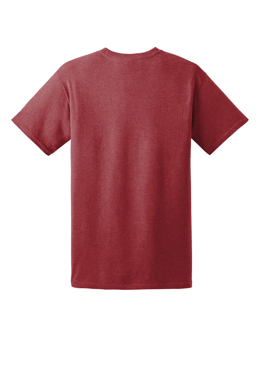 Hanes Mens EcoSmart Short Sleeve Crewneck T-Shirt - Heather Red  Best cheap Clothing Hanes