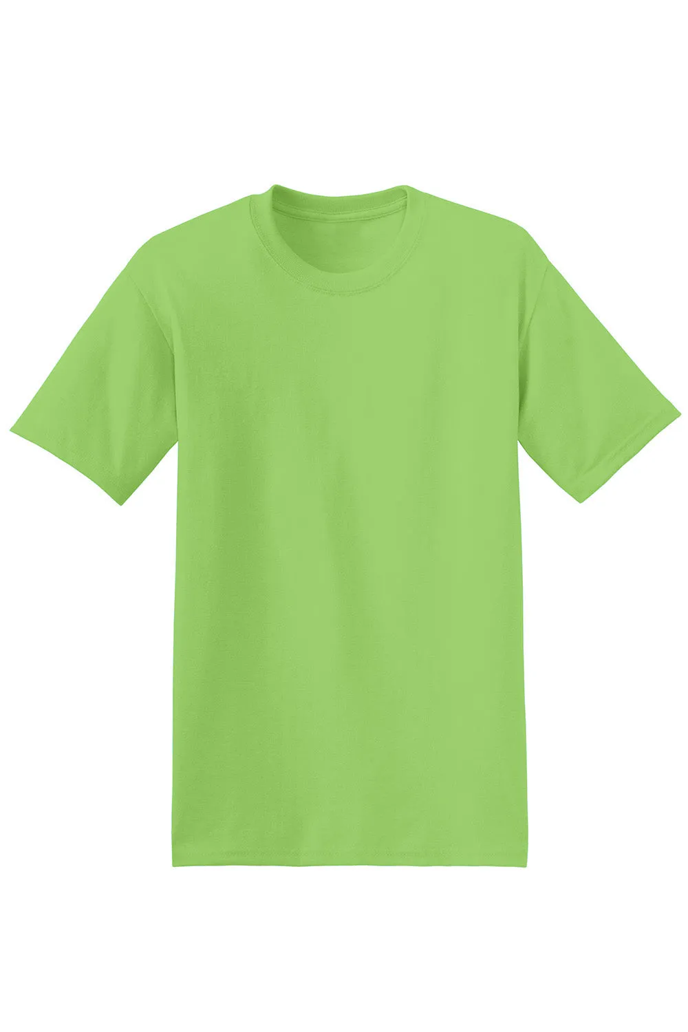 Hanes Mens EcoSmart Short Sleeve Crewneck T-Shirt - Lime Green  Best cheap Clothing Hanes