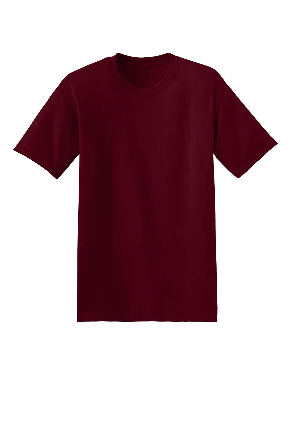 Hanes Mens EcoSmart Short Sleeve Crewneck T-Shirt - Maroon  Best cheap Clothing Hanes