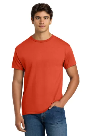 Hanes Mens EcoSmart Short Sleeve Crewneck T-Shirt - Orange  Best cheap Clothing Hanes