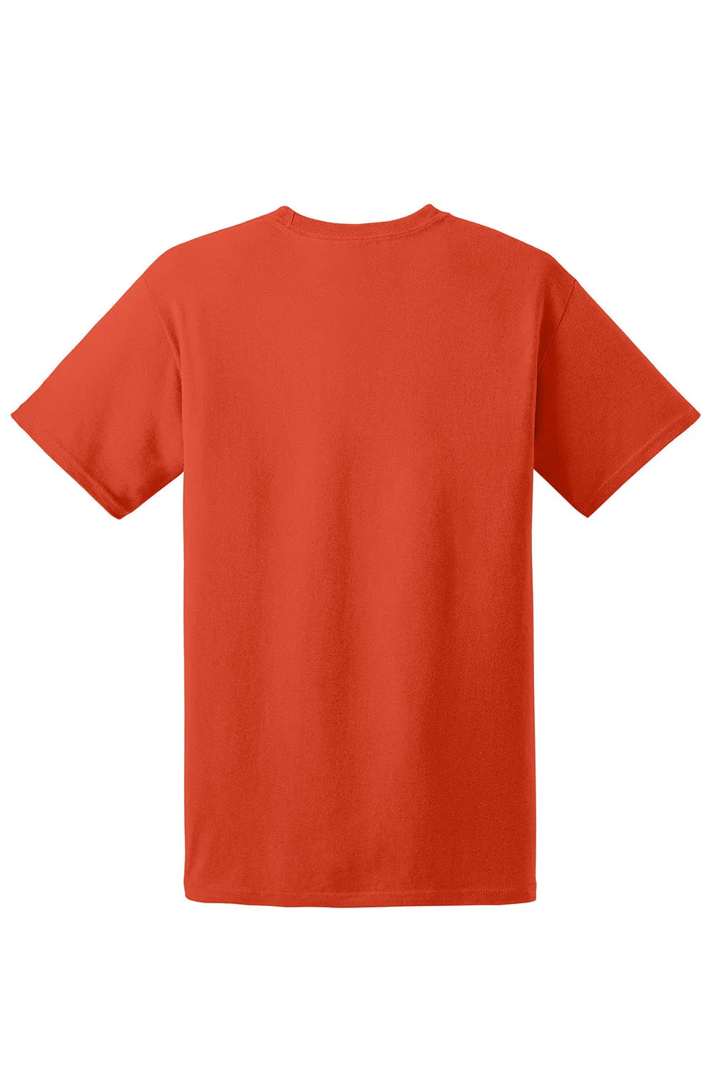 Hanes Mens EcoSmart Short Sleeve Crewneck T-Shirt - Orange  Best cheap Clothing Hanes