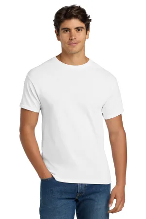 Hanes Mens EcoSmart Short Sleeve Crewneck T-Shirt - White  Best cheap Clothing Hanes