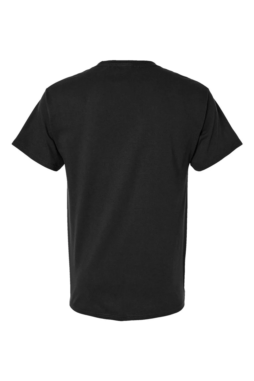 Hanes Mens Essential Short Sleeve Crewneck T-Shirt w/ Pocket - Black  Best cheap Clothing Hanes