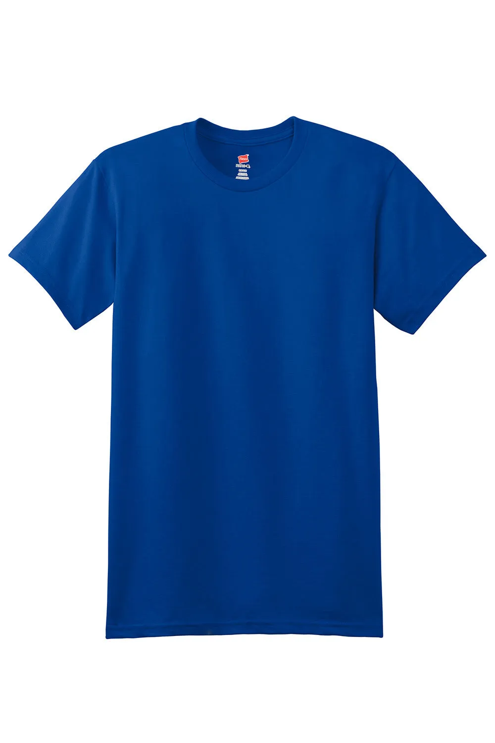 Hanes Mens Nano-T Short Sleeve Crewneck T-Shirt - Deep Royal Blue  Best cheap Clothing Hanes