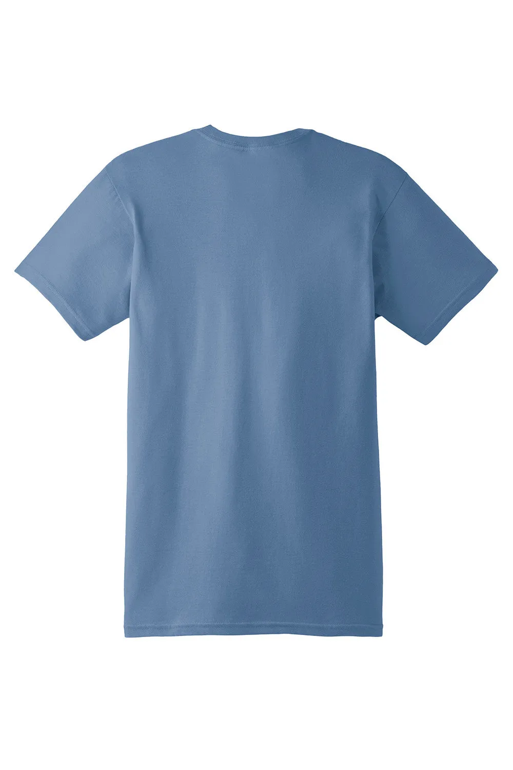 Hanes Mens Nano-T Short Sleeve Crewneck T-Shirt - Denim Blue  Best cheap Clothing Hanes
