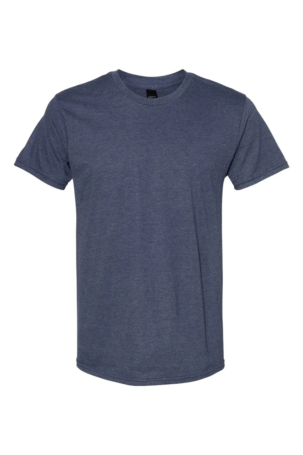 Hanes Mens Nano-T Short Sleeve Crewneck T-Shirt - Heather Navy Blue  Best cheap Clothing Hanes
