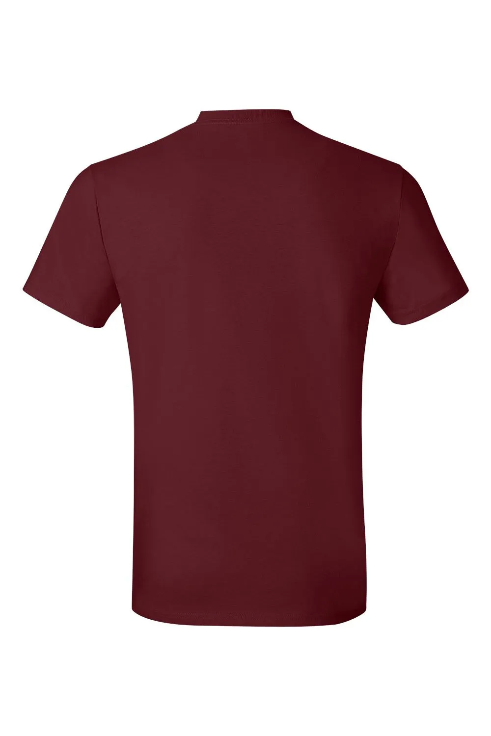 Hanes Mens Nano-T Short Sleeve Crewneck T-Shirt - Maroon  Best cheap Clothing Hanes