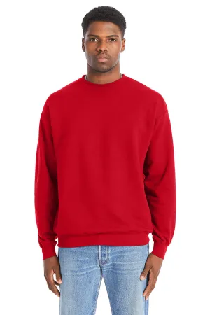 Hanes Mens Perfect Sweats Crewneck Sweatshirt - Athletic Red  Best cheap Clothing Hanes