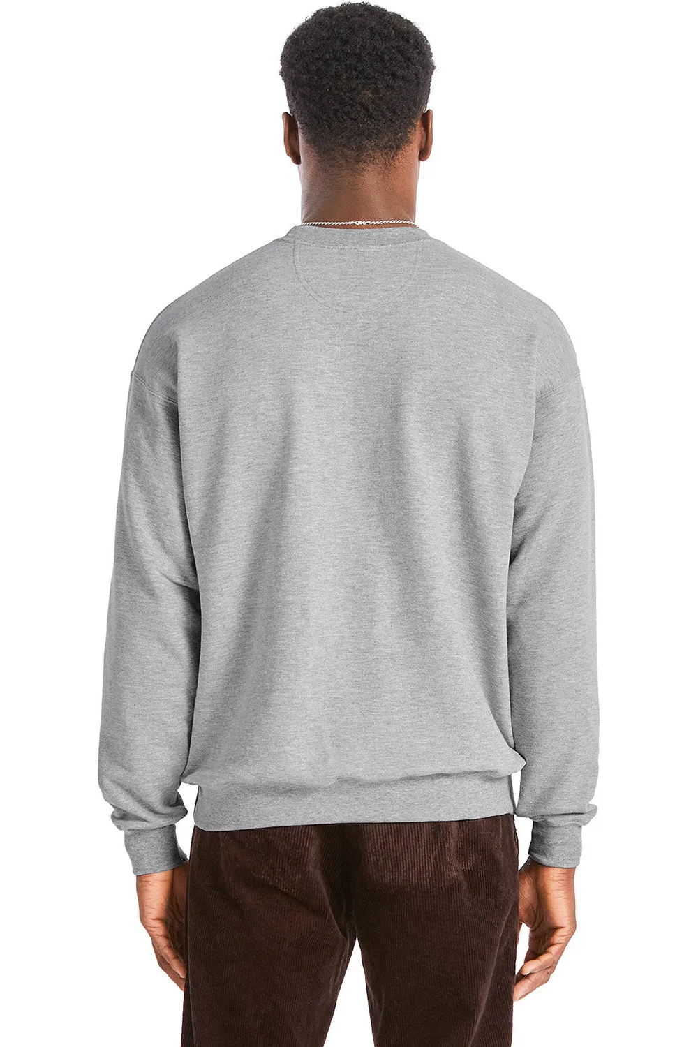 Hanes Mens Perfect Sweats Crewneck Sweatshirt - Light Steel Grey  Best cheap Clothing Hanes
