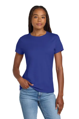 Hanes Womens Nano-T Short Sleeve Crewneck T-Shirt - Deep Royal Blue  Best cheap Clothing Hanes