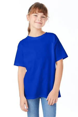 Hanes Youth ComfortSoft Short Sleeve Crewneck T-Shirt - Athletic Royal Blue  Best cheap Clothing Hanes