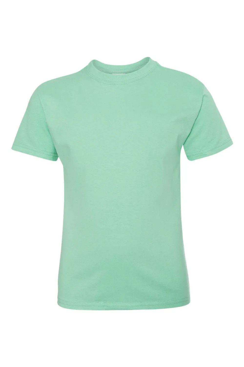 Hanes Youth ComfortSoft Short Sleeve Crewneck T-Shirt - Clean Mint Green  Best cheap Clothing Hanes