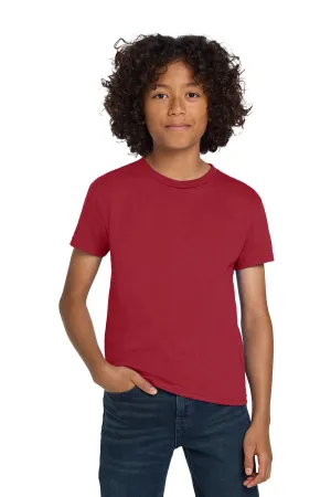 Hanes Youth ComfortSoft Short Sleeve Crewneck T-Shirt - Deep Red  Best cheap Clothing Hanes