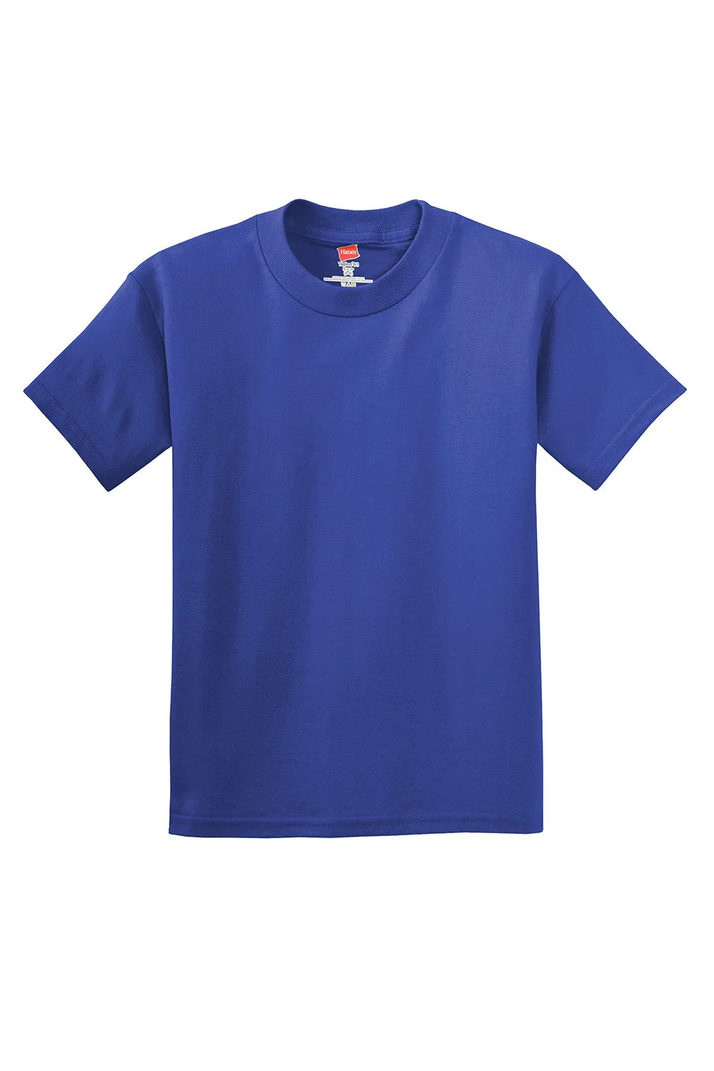 Hanes Youth ComfortSoft Short Sleeve Crewneck T-Shirt - Deep Royal Blue  Best cheap Clothing Hanes