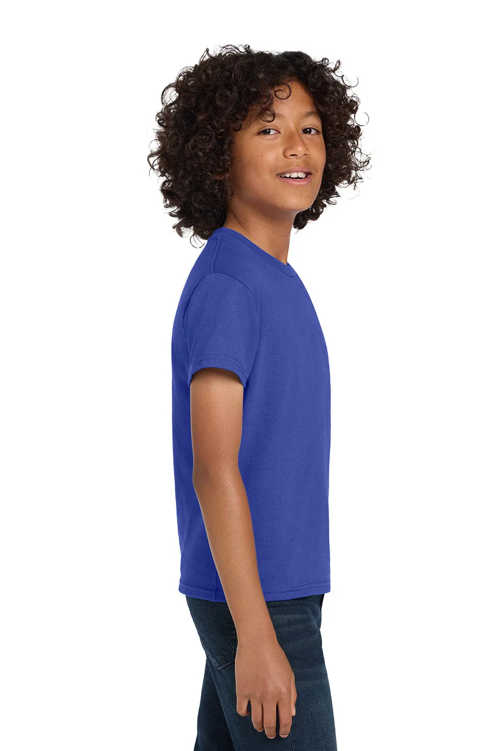 Hanes Youth ComfortSoft Short Sleeve Crewneck T-Shirt - Deep Royal Blue  Best cheap Clothing Hanes