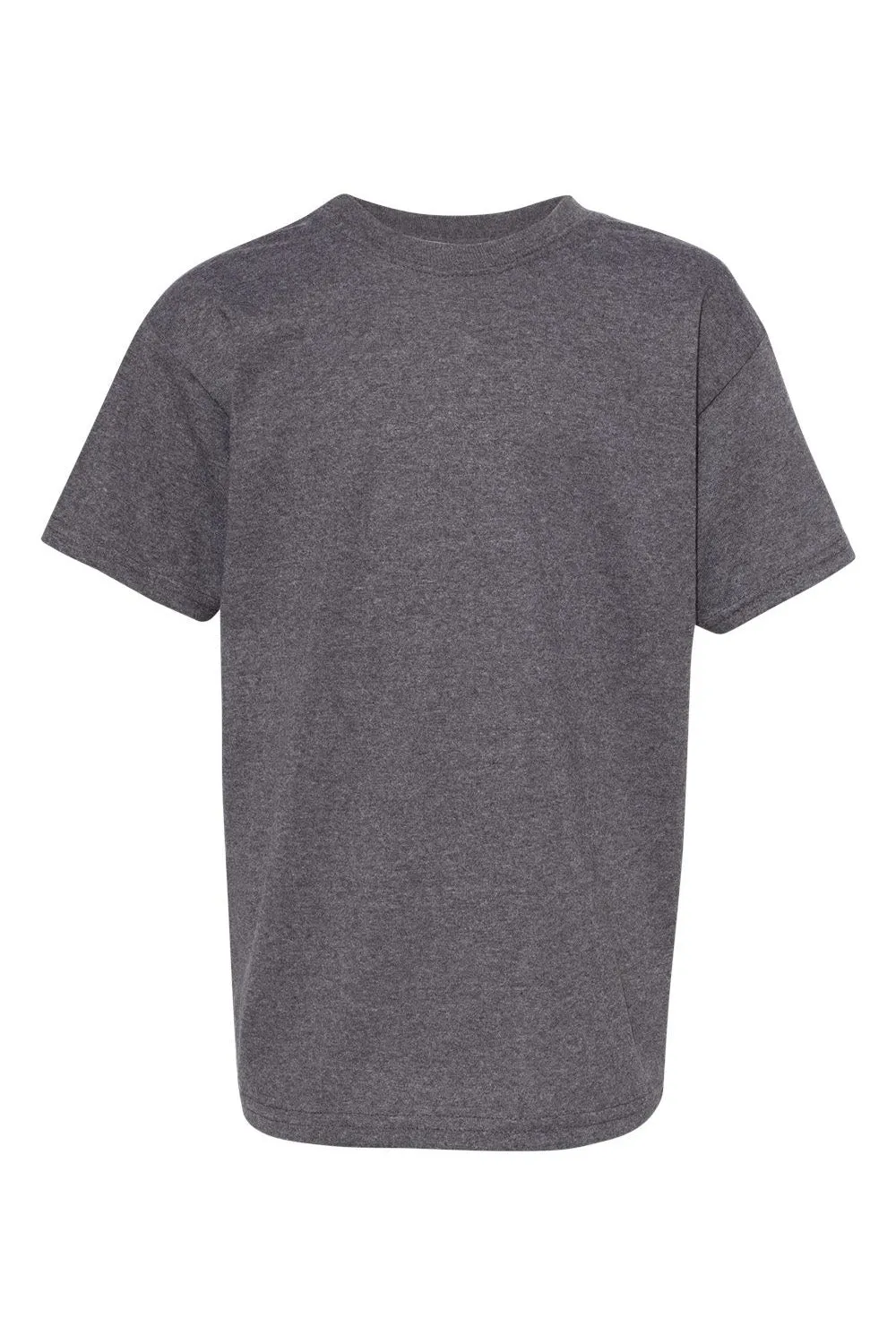 Hanes Youth ComfortSoft Short Sleeve Crewneck T-Shirt - Heather Charcoal Grey  Best cheap Clothing Hanes