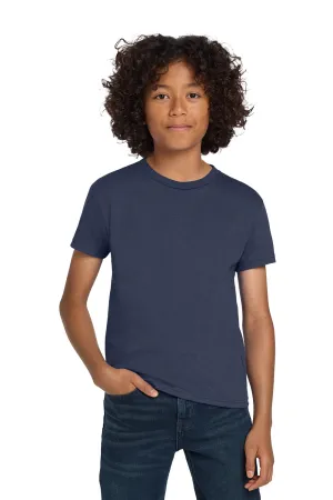 Hanes Youth ComfortSoft Short Sleeve Crewneck T-Shirt - Navy Blue  Best cheap Clothing Hanes