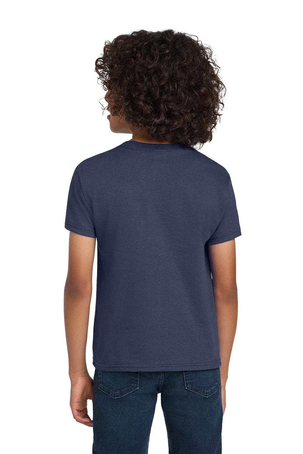 Hanes Youth ComfortSoft Short Sleeve Crewneck T-Shirt - Navy Blue  Best cheap Clothing Hanes
